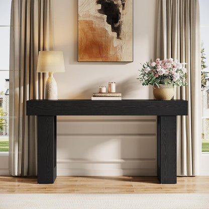 160 cm Konsolentisch Landhausstil – Schwarz