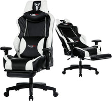 Gaming Stuhl für max. 200kg Belastbarkeit mit Ergonomie & Fußstütze