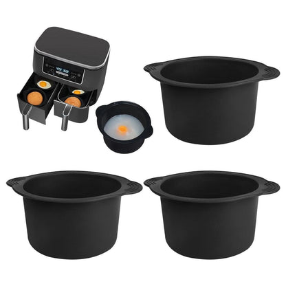 3x Silikon Eierform für Airfryer – Heißluftfritteuse Zubehör