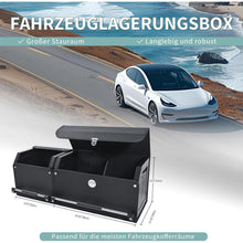 Auto Kofferraum Organizer mit Deckel – XXL Aufbewahrungsbox in Lederoptik