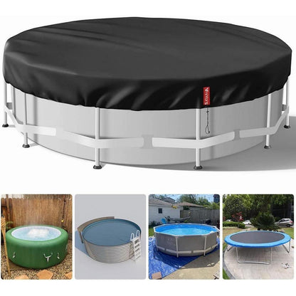 Runde Poolabdeckung 244cm – UV-Schutz & Sauberkeit
