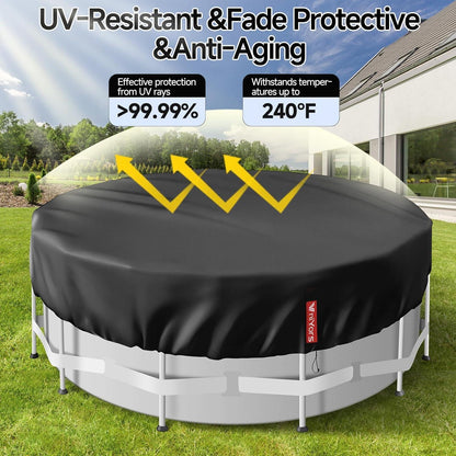 Runde Poolabdeckung 244cm – UV-Schutz & Sauberkeit