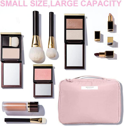 Wasserdichte Kosmetiktasche mit Make-up-Pinsel-Fach