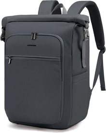 Rolltop Rucksack 17 Zoll Laptop Wasserdicht Backpack Grau