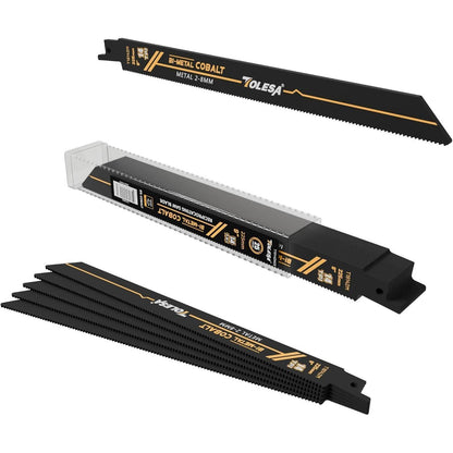 Säbelsägeblätter Bi-Metall 25tlg 225mm 14TPI für Metall