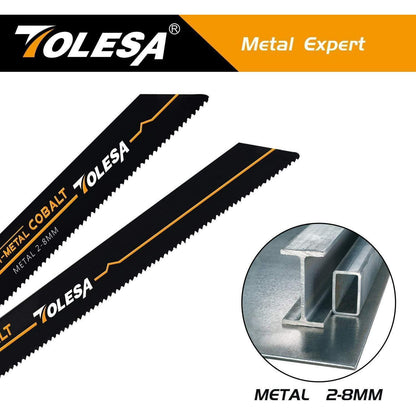 Säbelsägeblätter Bi-Metall 25tlg 225mm 14TPI für Metall