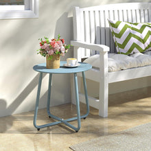 Beistelltisch Outdoor Balkon Gartentisch Metall Rund