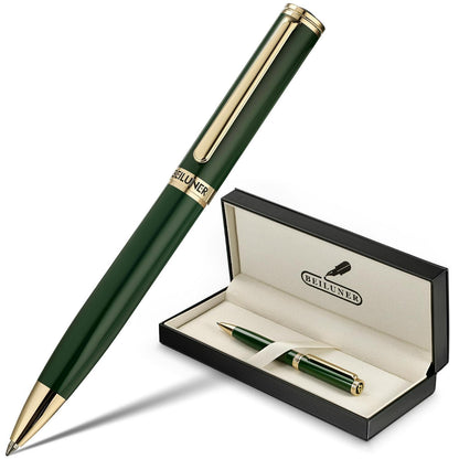 24K Gold Gel-Stift mit Grünem Klavierlack – Luxus Geschenkset