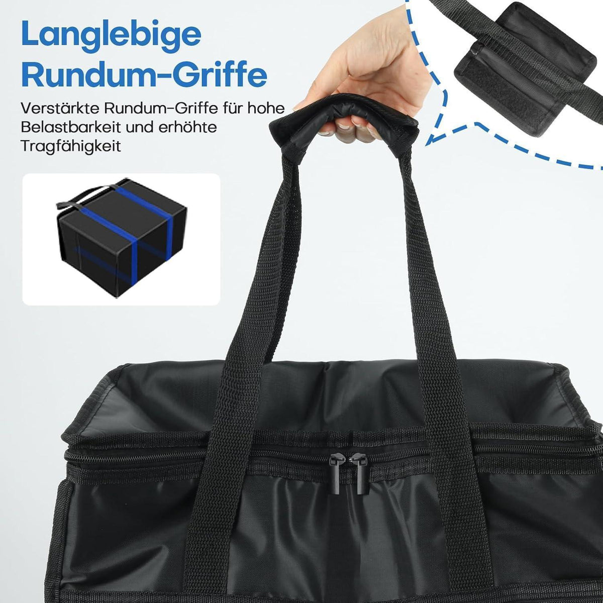 Faltbare Kühltasche 40L – Picknicktasche für Camping & Outdoor