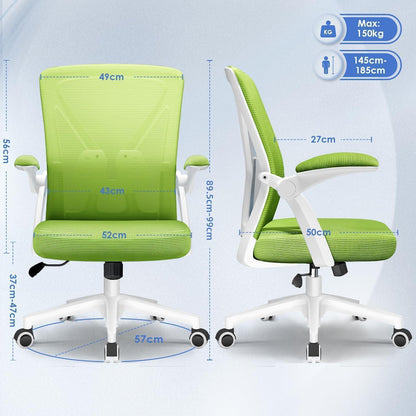 Ergonomischer Bürostuhl mit Lendenwirbelstütze und