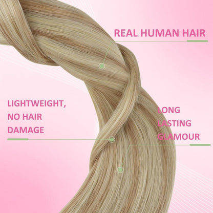 Blond Tape Extensions Echthaar 55cm - 18/613
