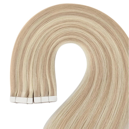 Blond Tape Extensions Echthaar 55cm - 18/613