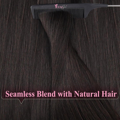 Echthaar Tape Extensions Braun 65cm – 50g