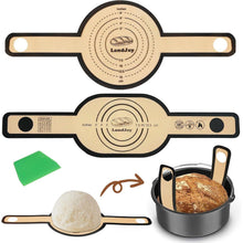 Silikon Backmatte für Dutch Oven mit Teigschneider