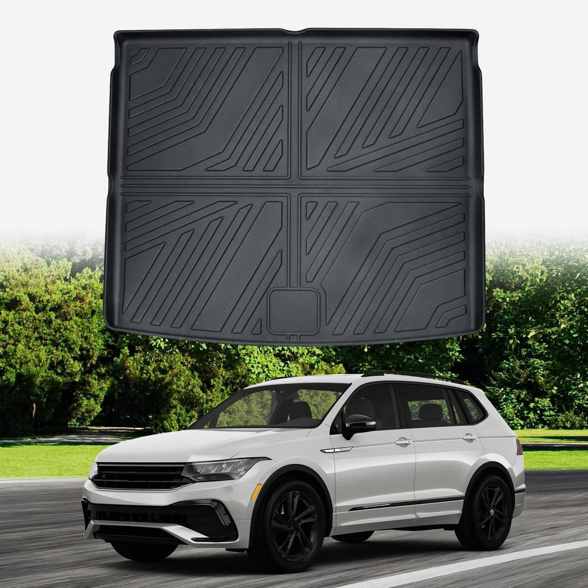 ECOZEN Kofferraumwanne VW Tiguan 3 2024-2026 | Passgenau & Wasserdicht