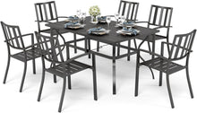 Gartenmöbel Set Wetterfest 6 Personen mit Tisch und Stühle