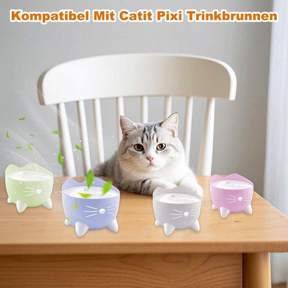 Katzenbrunnenfilter 16er Set mit Schläuchen