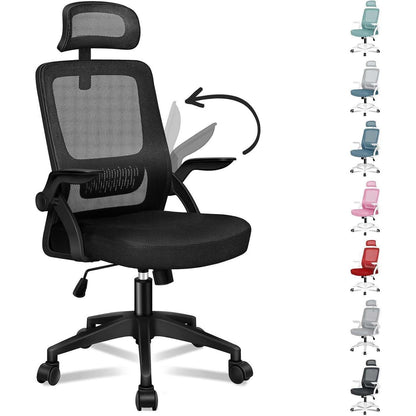 Ergonomischer Bürostuhl 180kg, Schwarz Arc