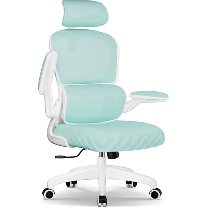 Ergonomischer Bürostuhl mit verstellbarer Kopfstütze und