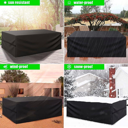 Winterfeste Gartenmöbel Abdeckung 160x100x75cm – Schutzhülle