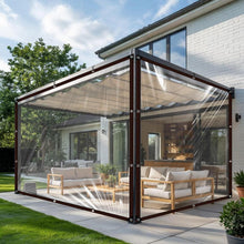 Transparente Plane mit Ösen – Wasserdicht & Wetterfest 2x5m