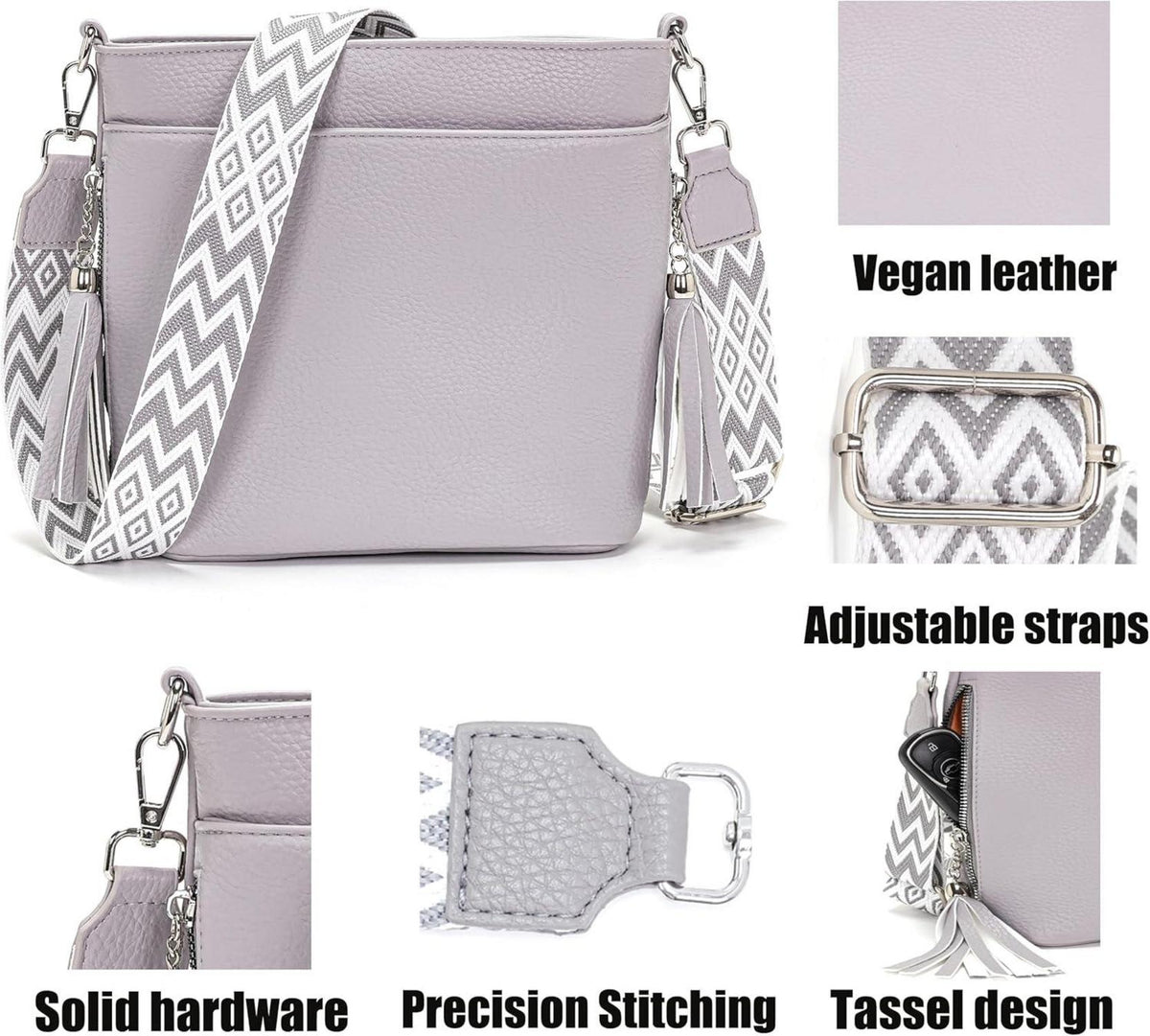 Paigtes Umhängetasche Damen Leder PU Tasche Damen