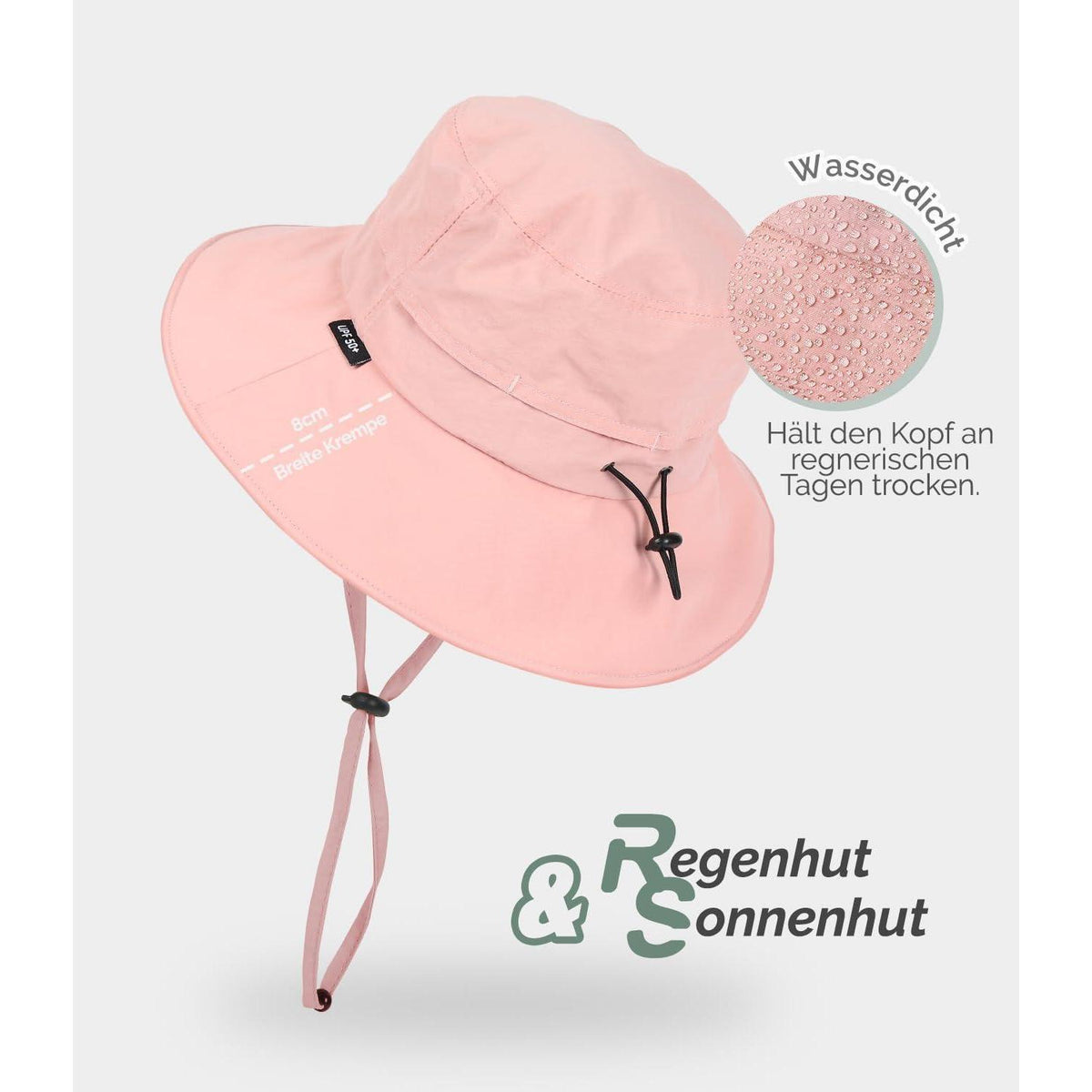 Wasserdichter Regenhut Damen Herren – UV Schutz & Eimerhut
