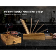 Steakmesser Set 6-teilig | Japanischer Edelstahl | Razor-Sharp & Ergonomisch