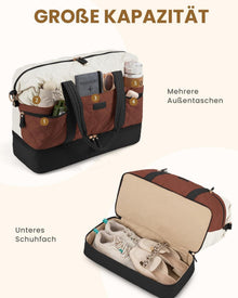 LOVEVOOK Damen Reisetasche Weekender mit Schuhfach