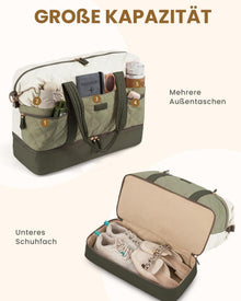 LOVEVOOK Reisetasche Damen Weekender mit Schuh- & Nassfach
