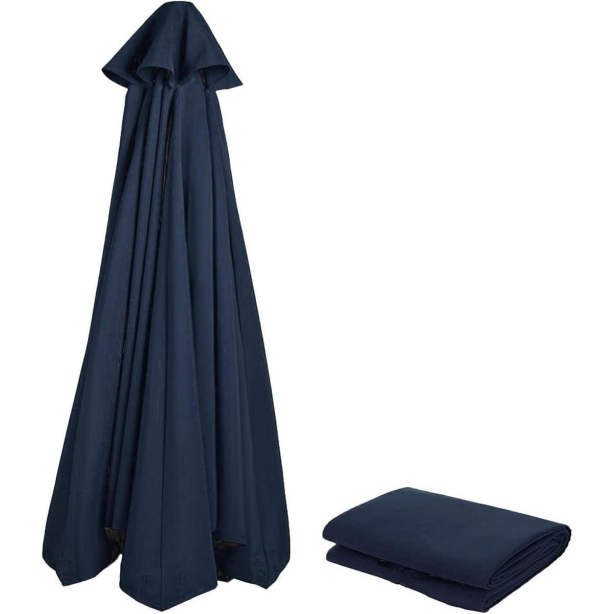 Sonnenschirm Ersatzbezug 250cm 8 Streben Anthrazit UV80+ Wasserdicht