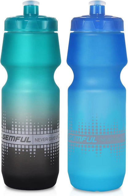 Sportliche 750ml Trinkflasche 2er-Pack Auslaufsicher BPA-Frei