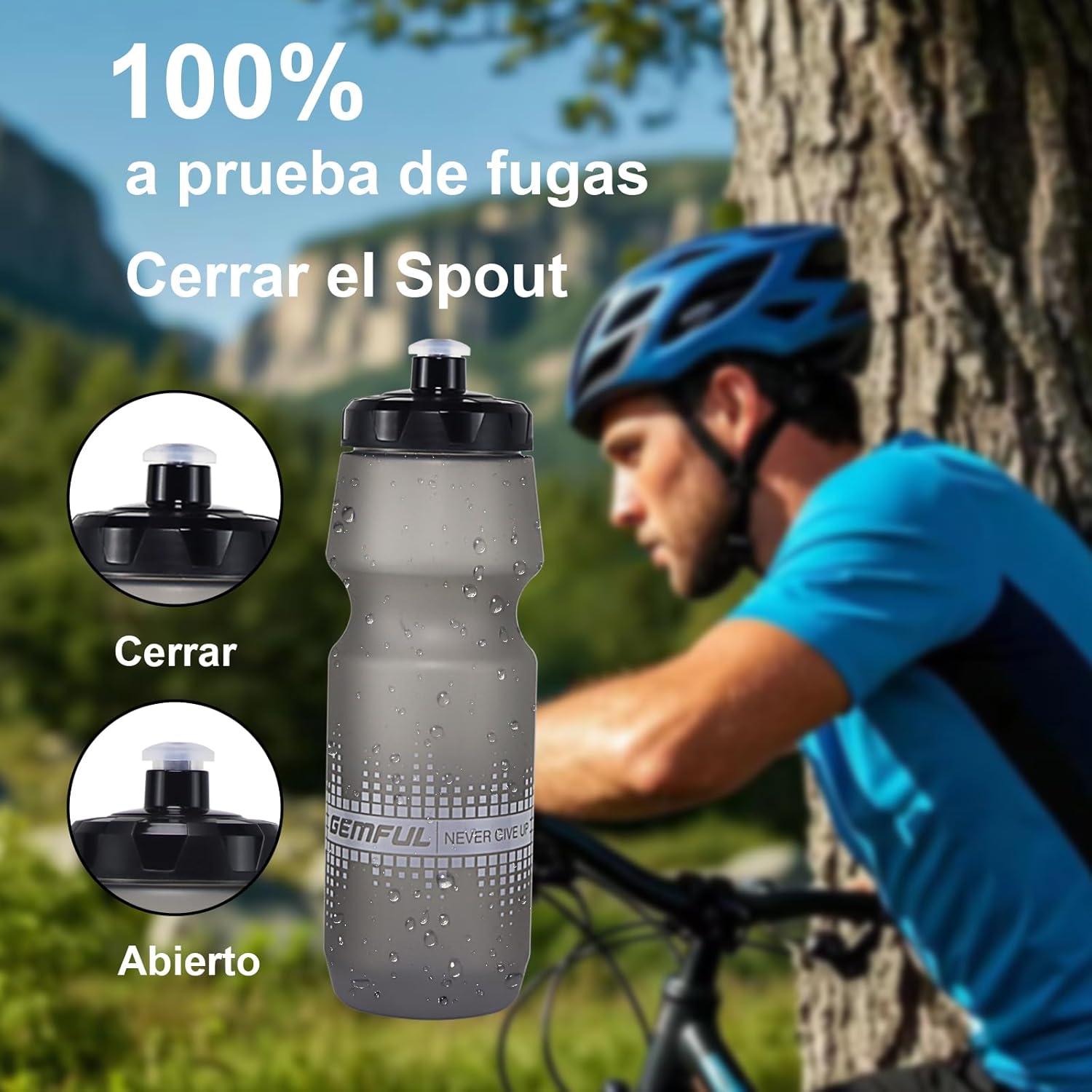 Sportliche 750ml Trinkflasche 2er-Pack Auslaufsicher BPA-Frei