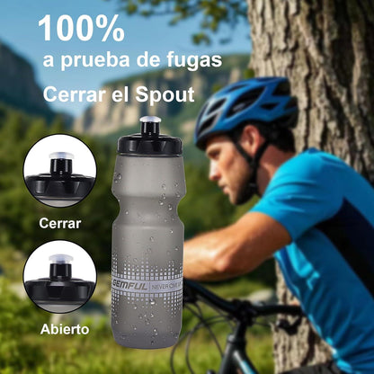 Sportliche 750ml Trinkflasche 2er-Pack Auslaufsicher BPA-Frei
