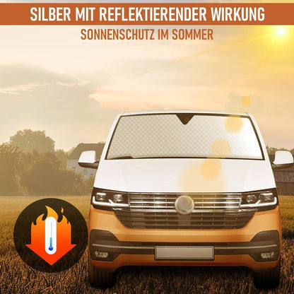 Thermo Jalousien Set VW T4 SWB – 8-teilig, Verdunkelung & Isolierung