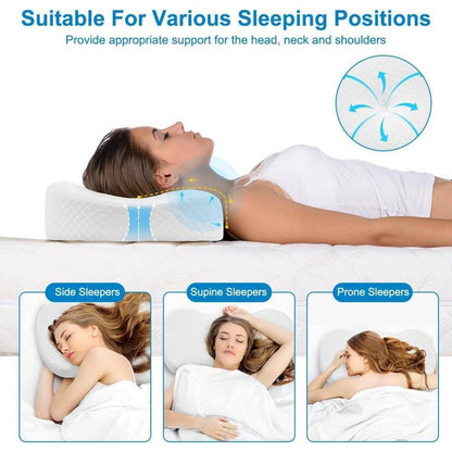 Ergonomisches Memory Foam Kissen für optimalen Schlaf