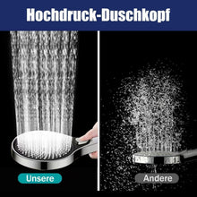 Hochdruck Duschkopf Set mit Schlauch & 3 Strahlarten