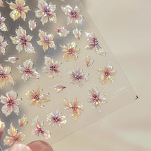 3D Nagelsticker Blumen – Nail Art Aufkleber für Sommerdesign