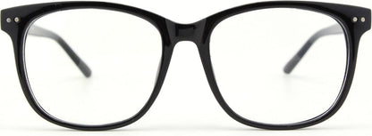 GQUEEN Hornbrille Großer Rahmen UV400 Tasche Mikrofaser Reinigungstuch