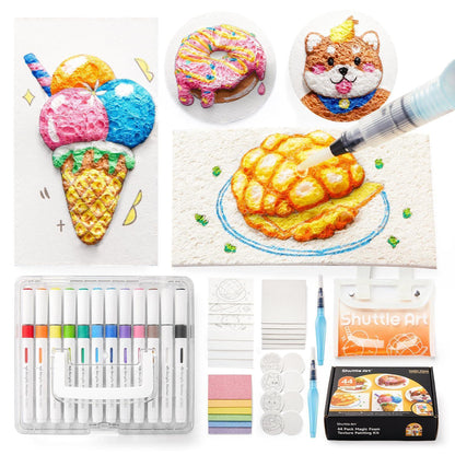 3D Puffy Paint Set für Kinder – 44-teilig zum Basteln & Malen