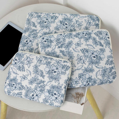 Laptoptasche Blumenmuster für MacBook Air/Pro 13/14/15 Zoll