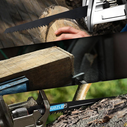 Säbelsägeblätter Set 5 Stück 225mm 6 TPI für Holz
