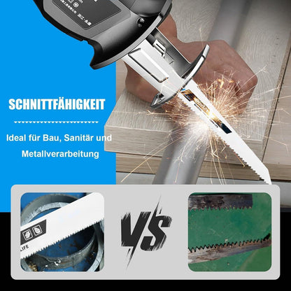 25er Set Säbelsägeblätter 300mm 8+10 TPI für Metall