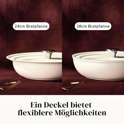 Keramik Pfannenset 20/24/28 cm – Antihaft, Induktionsgeeignet & Ofenfest