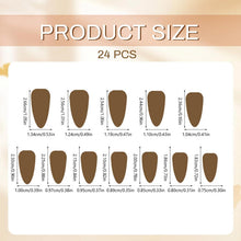 24 Stück Buntes 3D Design Acrylnägel mit Schmetterling