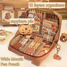 Capybara Schreibwaren Set 54tlg. | Federmäppchen Geschenkset Kinder