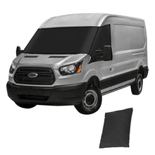 Frontscheibenabdeckung Ford Transit Custom 2012-2024, Schwarz