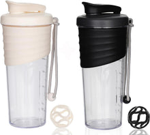 Protein Shaker mit TRITAN Rührball für Fitness Shakes 700ml