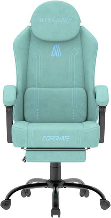 Ergonomischer Gaming Stuhl mit 360° Drehfunktion in Blau