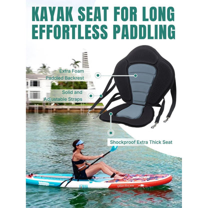 Aufblasbares Stand Up Paddle Board für 2 Personen, 320cm, mit Sitz